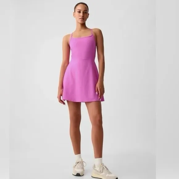 NWT GapFit Power Exercise Dress with spandex size XL In Pink