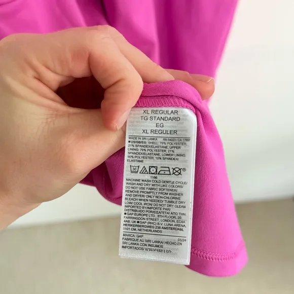 NWT GapFit Power Exercise Dress with spandex size XL In Pink