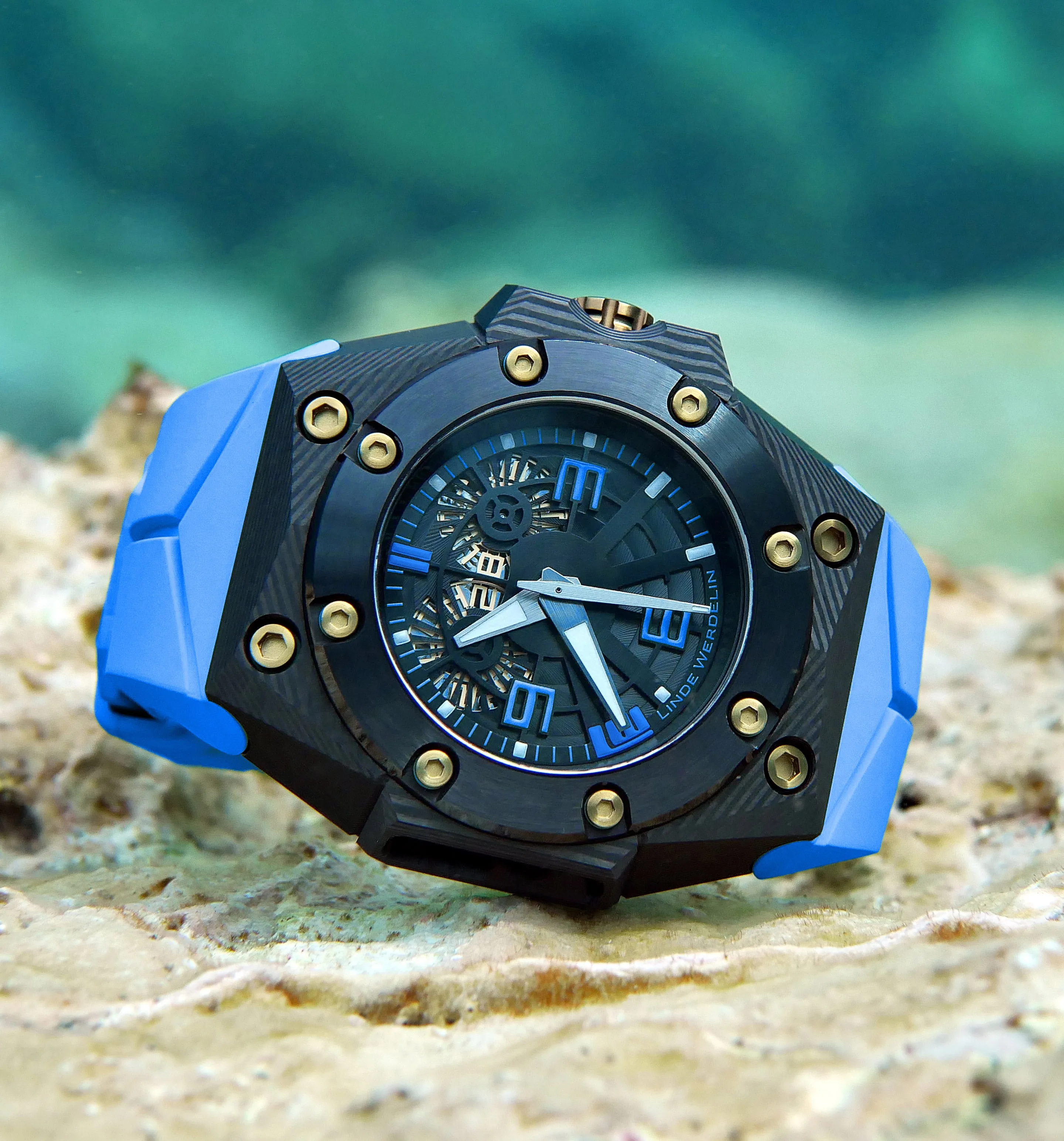Oktopus Double Date 3DTP Carbon Blue