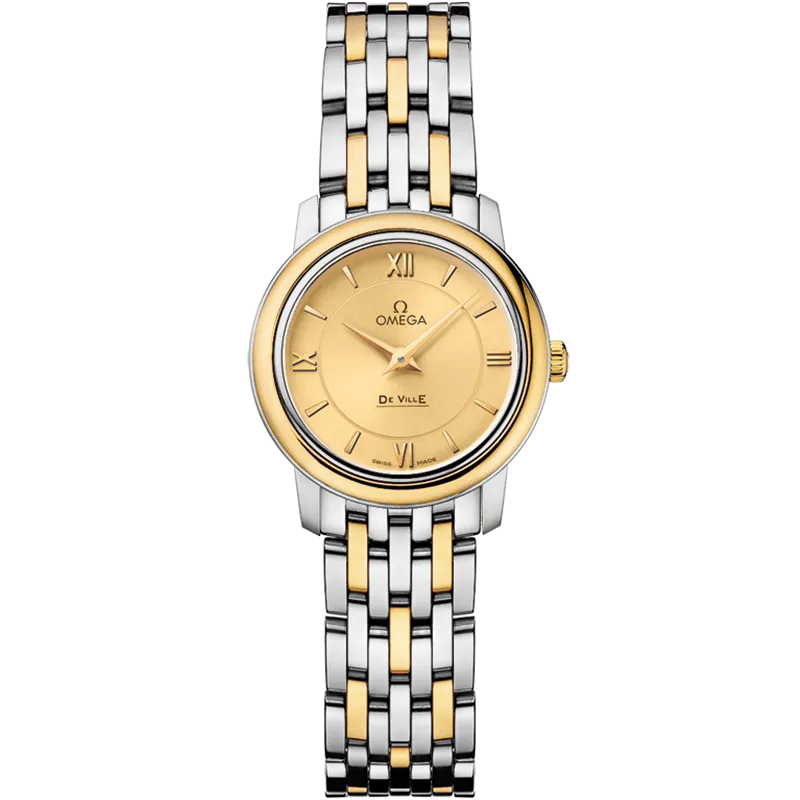 Omega De Ville Prestige 24.4 mm, steel - yellow gold on steel - yellow gold