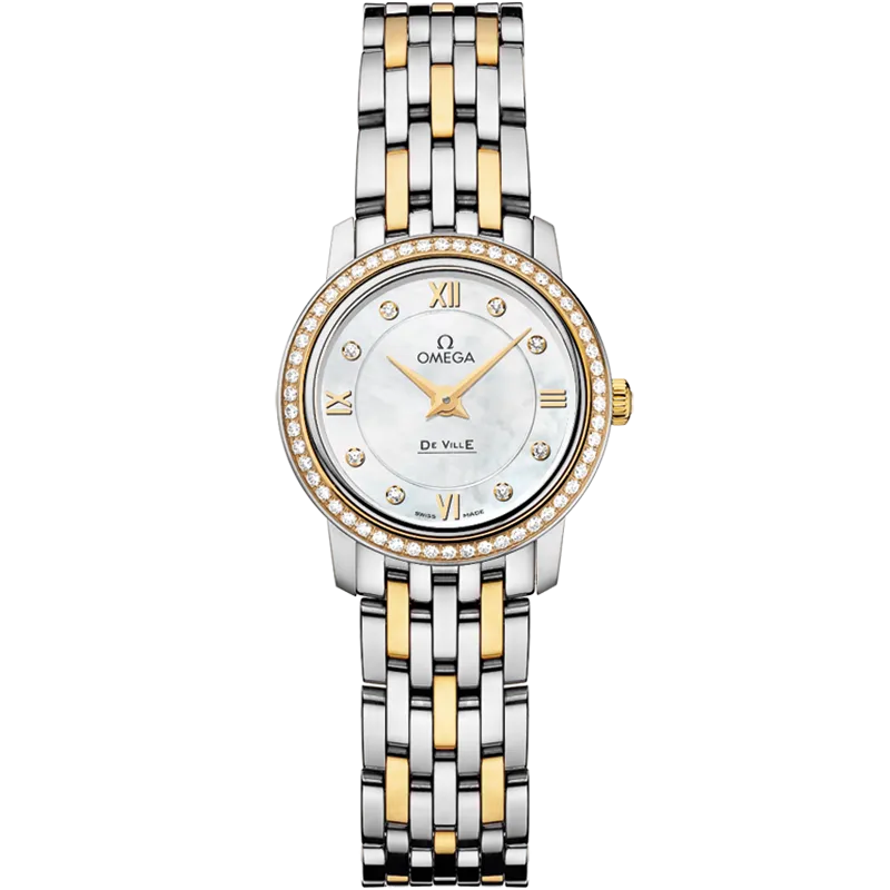 Omega De Ville Prestige 24.4 mm, steel - yellow gold on steel - yellow gold