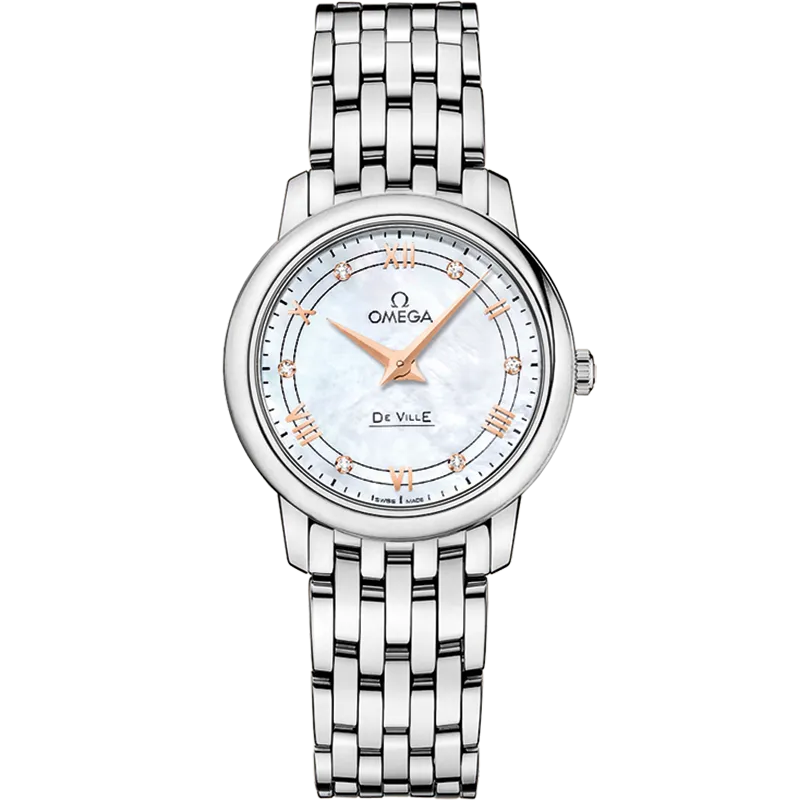 Omega De Ville Prestige 27.4 mm, steel on steel