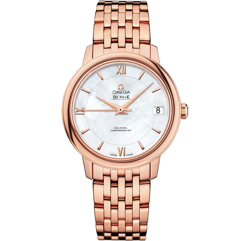 Omega De Ville Prestige 32.7 mm, red gold on red gold