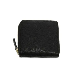 Palmer Square Zip Around Wallet in Black