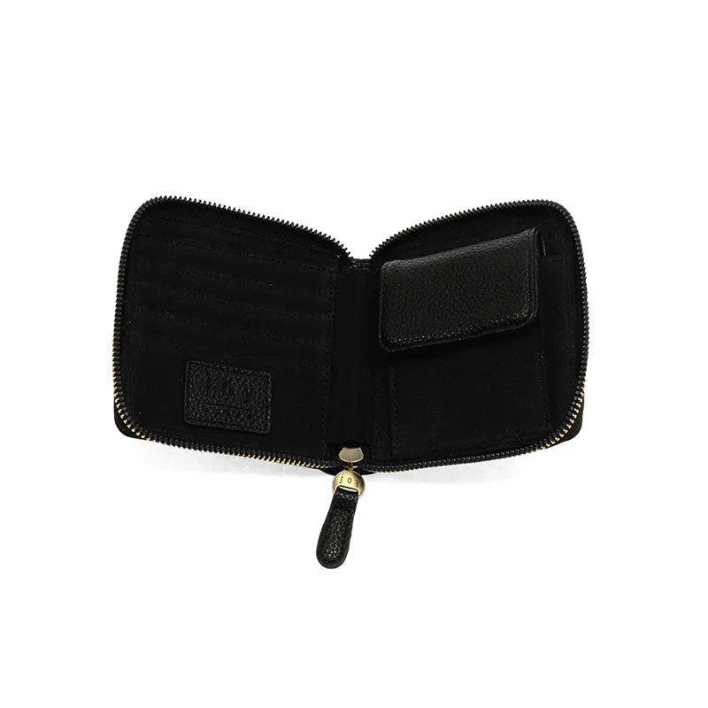 Palmer Square Zip Around Wallet in Black
