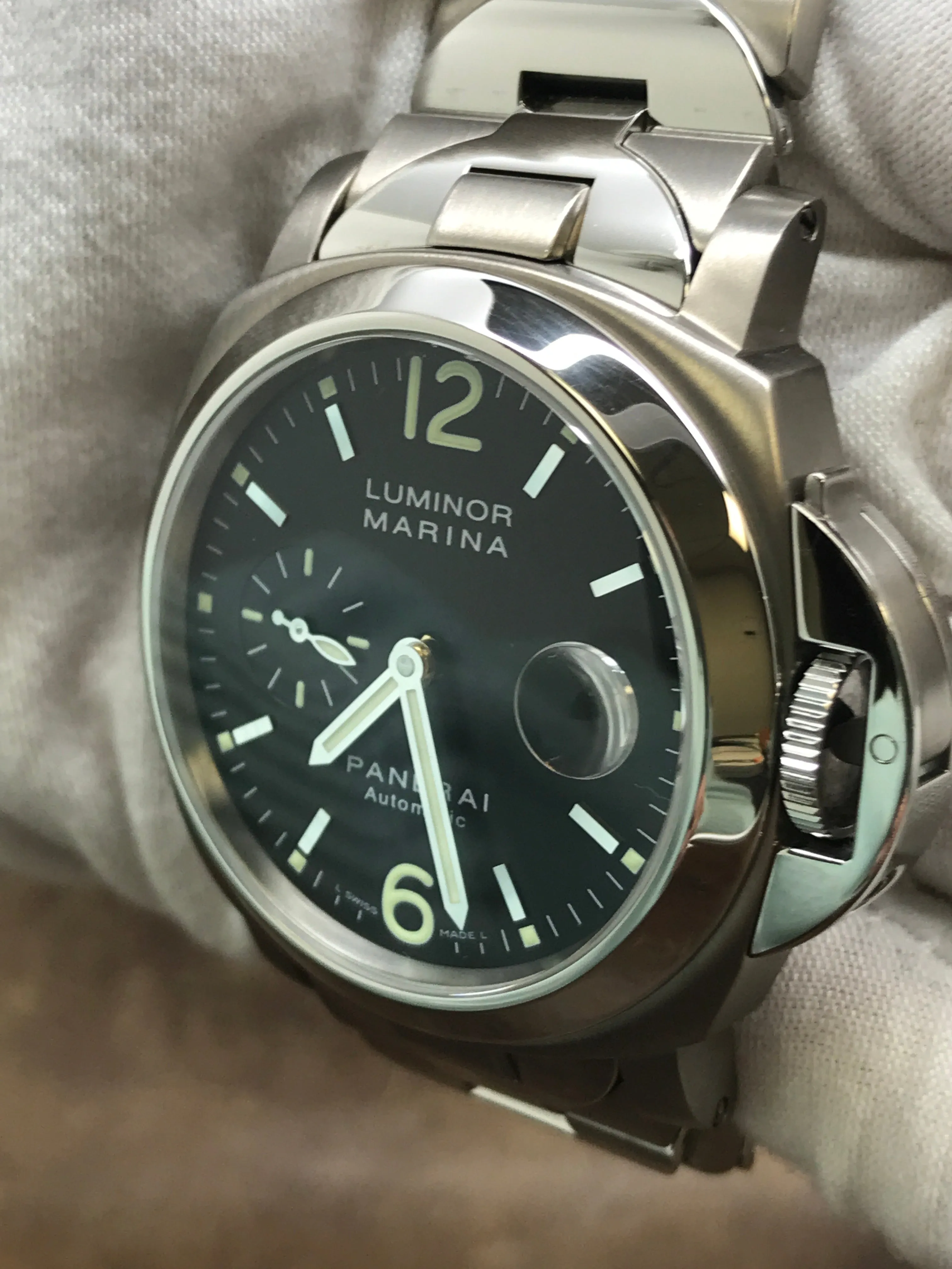Panerai Luminor Marina Titanium PAM00165 Black Dial Automatic Men's Watch