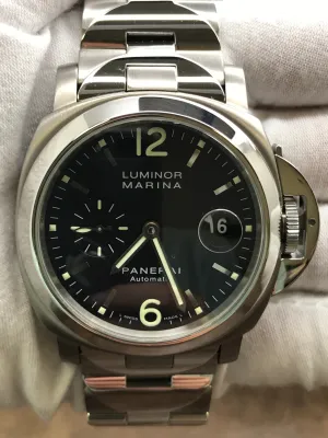 Panerai Luminor Marina Titanium PAM00165 Black Dial Automatic Men's Watch