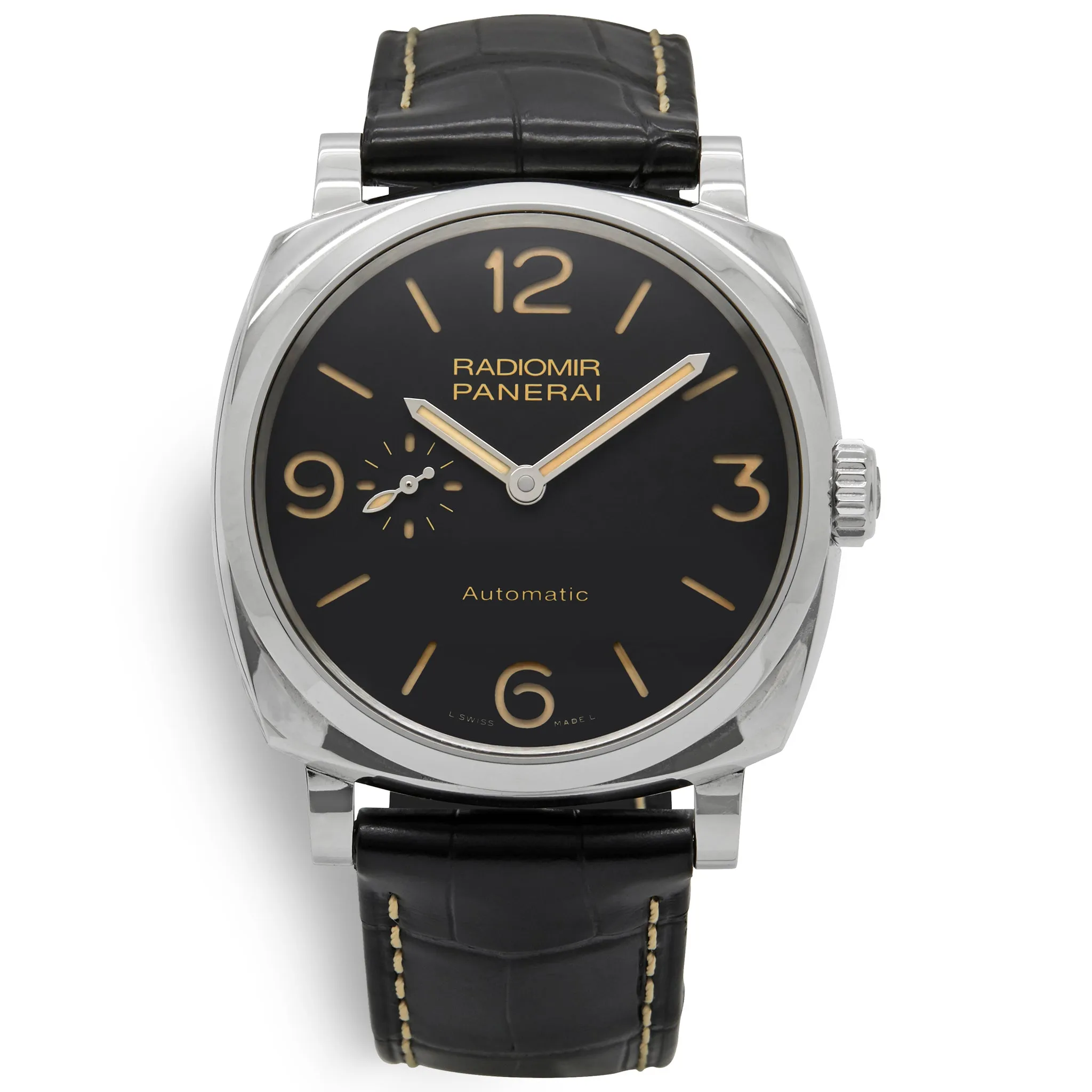 Panerai Radiomir 1940 Pam 572 Black Dial Automatic Men's Watch