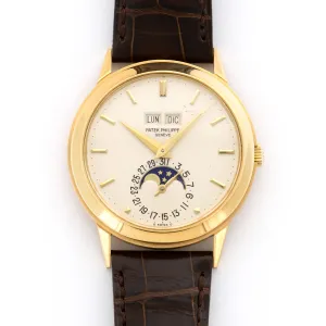 Patek Philippe Yellow Gold Perpetual Calendar Watch Ref. 3448