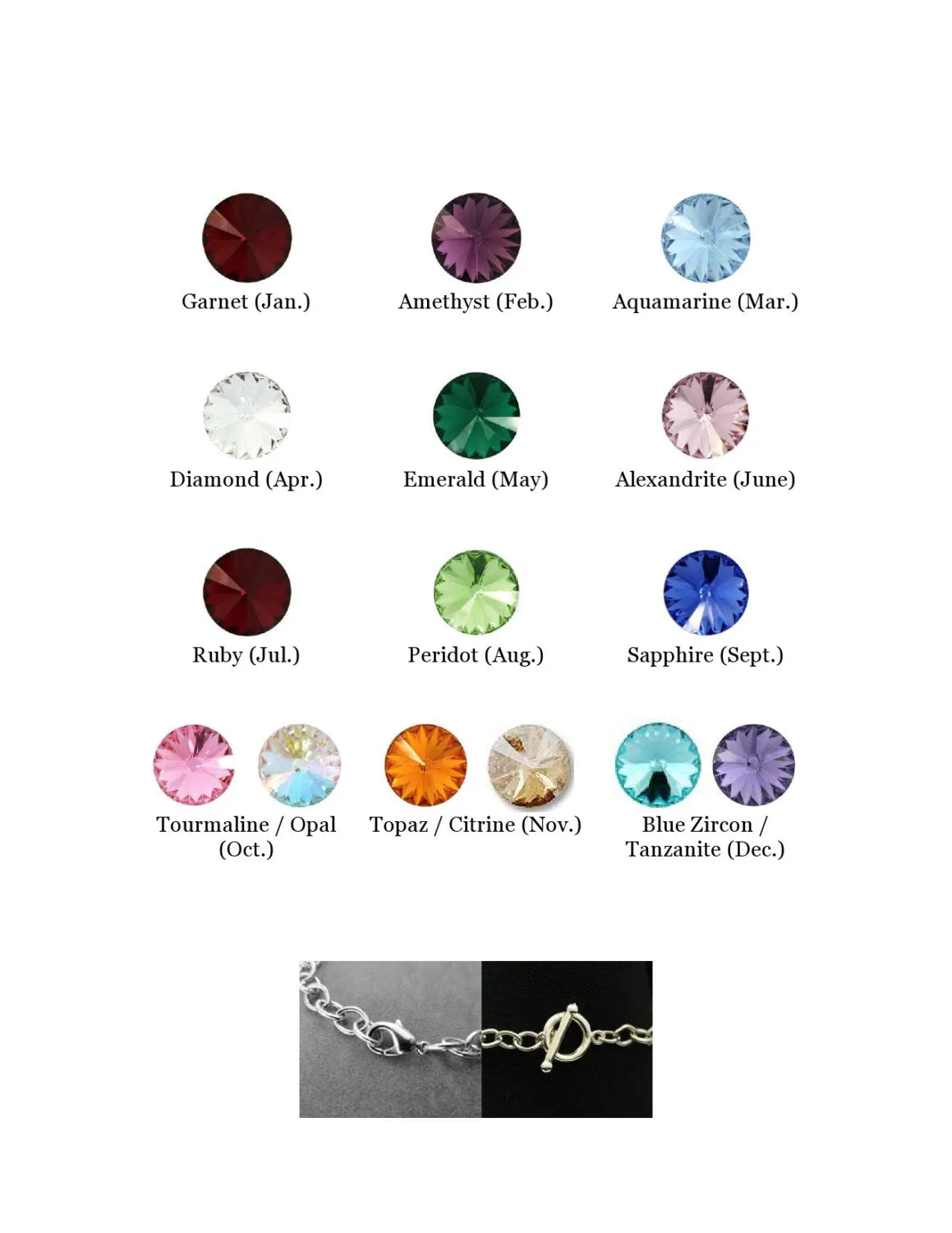 Personalized Grandmother's Bracelet, Birthstone Mother's Jewelry