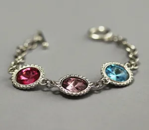 Personalized Grandmother's Bracelet, Birthstone Mother's Jewelry