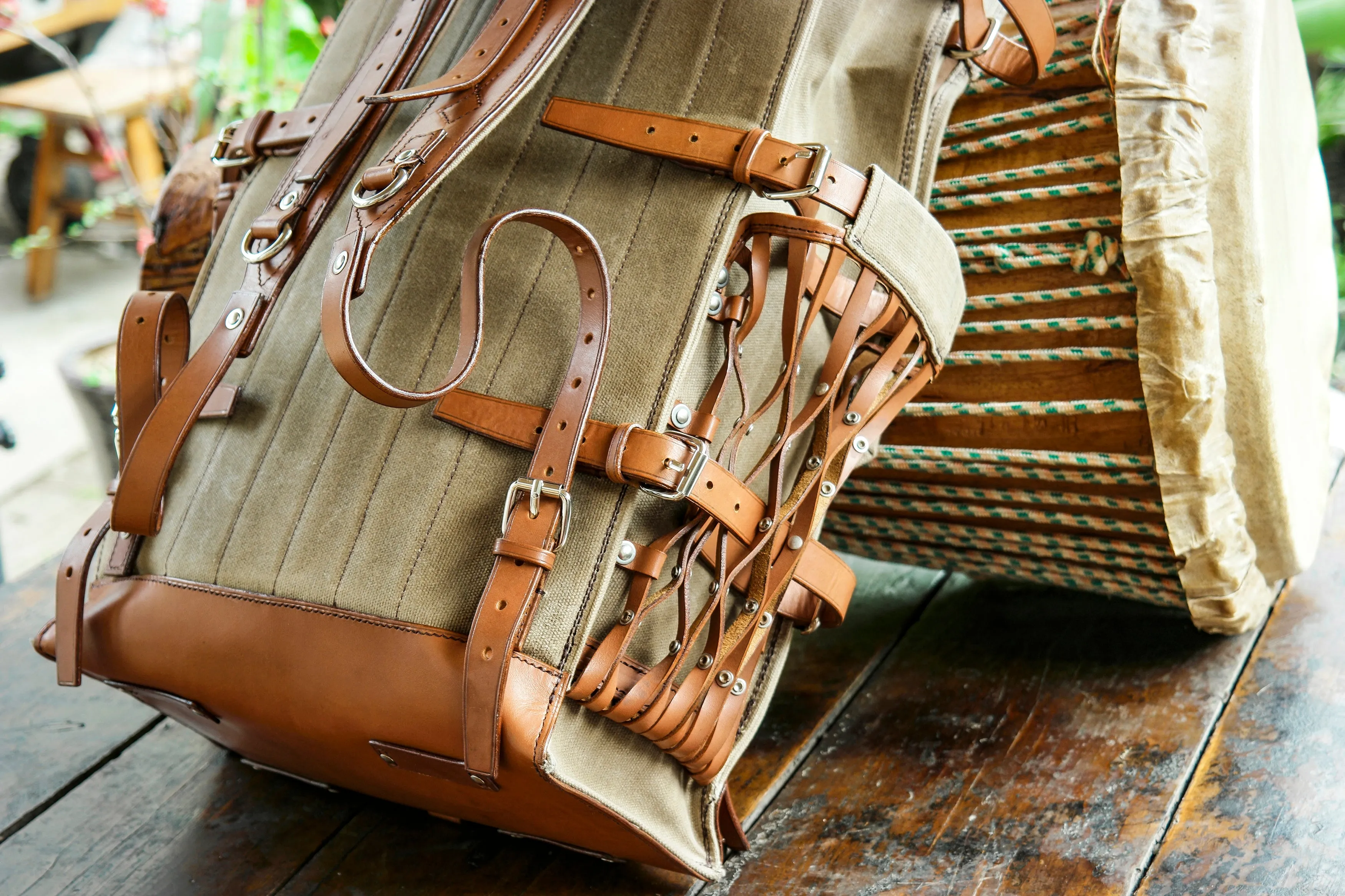 【Physical Pattern】Leather backpack pattern-Vintage Backpack Pattern | Waxed Canvas Backpack Pattern|