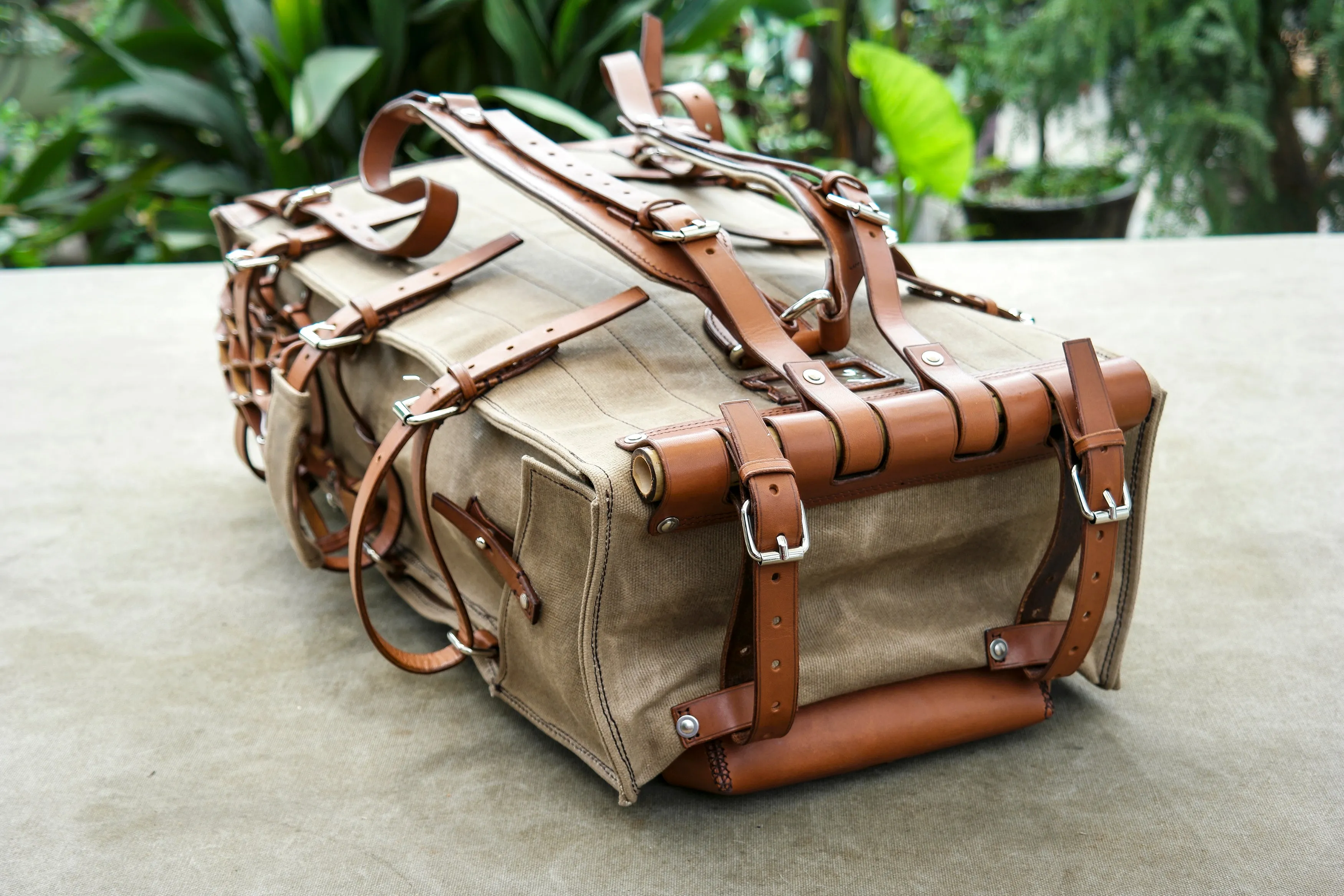【Physical Pattern】Leather backpack pattern-Vintage Backpack Pattern | Waxed Canvas Backpack Pattern|