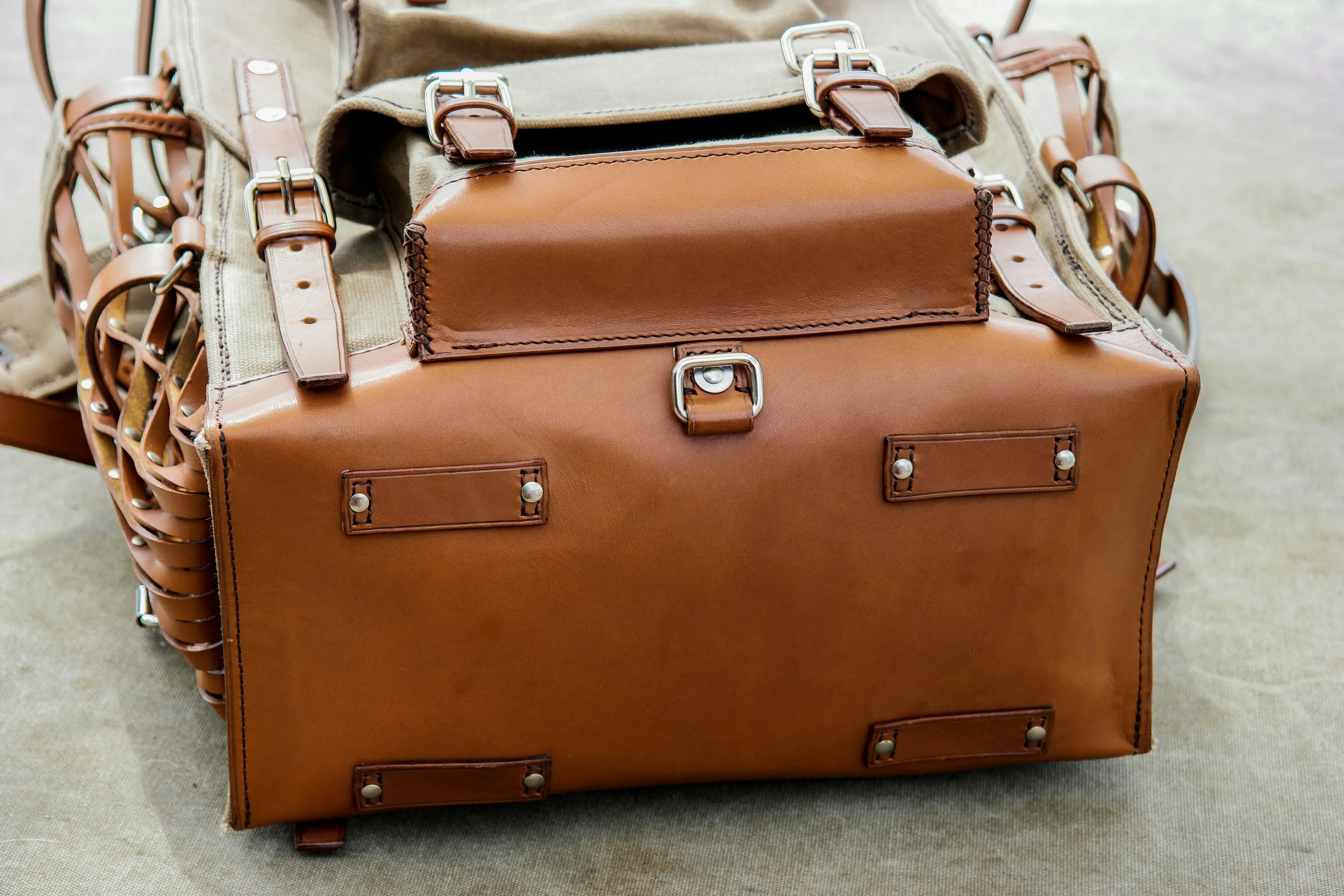 【Physical Pattern】Leather backpack pattern-Vintage Backpack Pattern | Waxed Canvas Backpack Pattern|