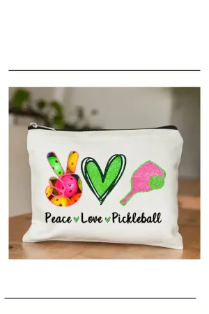Pickleball Cosmetic Bag