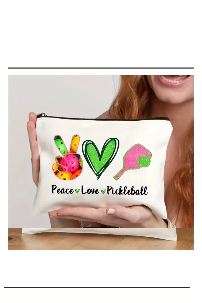 Pickleball Cosmetic Bag