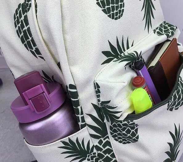 Pineapple Canvas Backpack