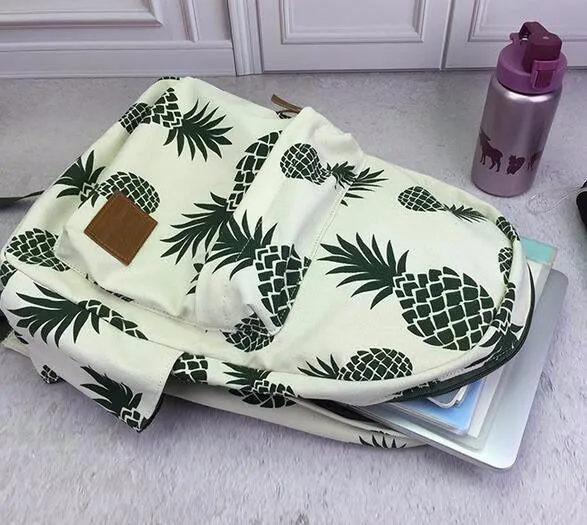 Pineapple Canvas Backpack
