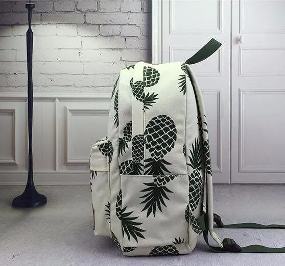 Pineapple Canvas Backpack
