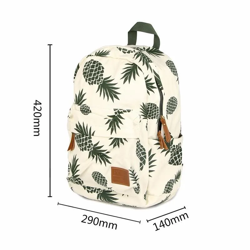 Pineapple Canvas Backpack