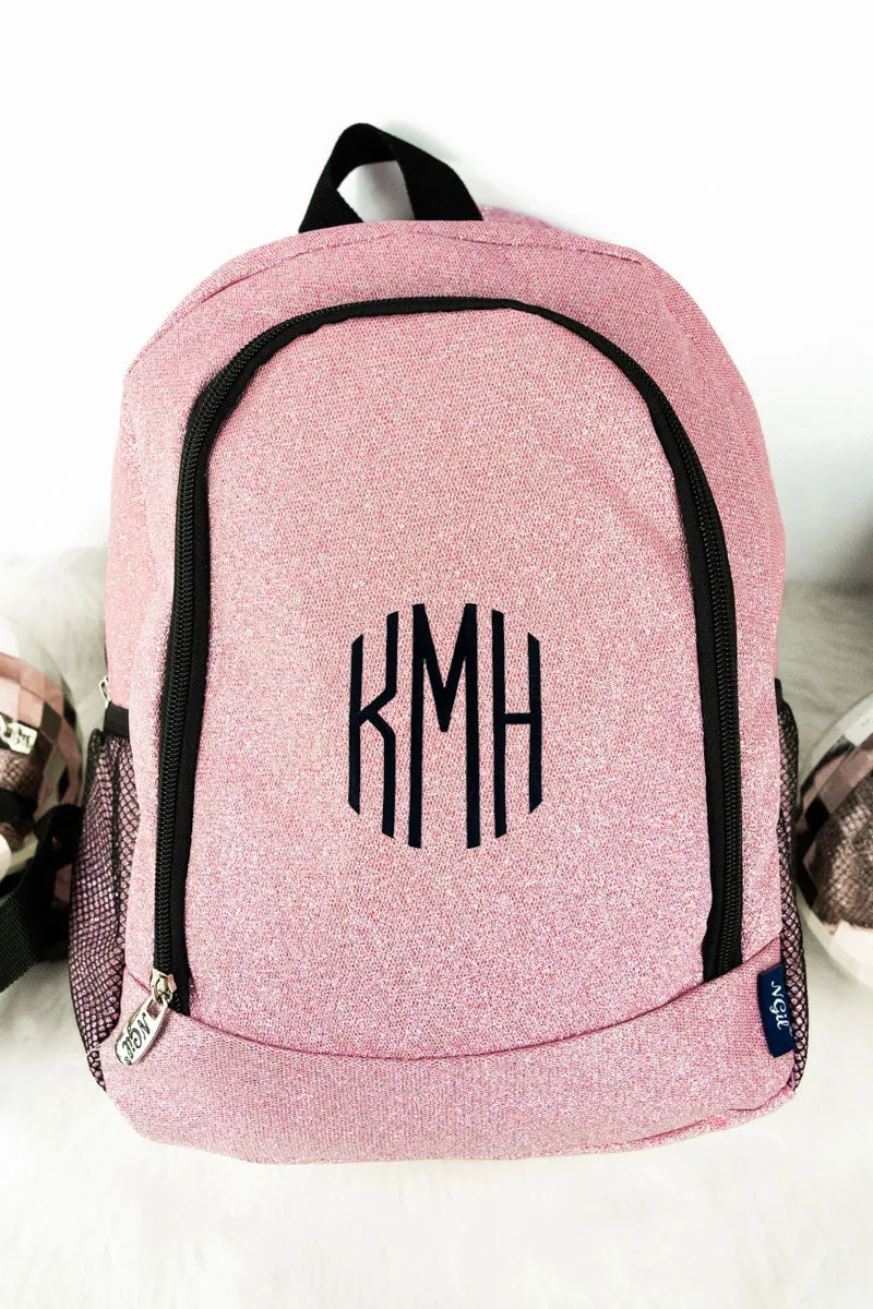 Pink Glitz & Glam Medium Backpack