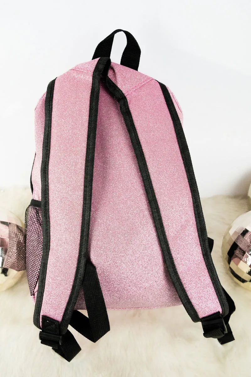 Pink Glitz & Glam Medium Backpack