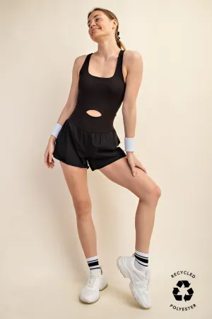PLUS SIZE RECYCLED BUTTER NYLON RUNSIE