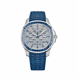 PP Luxury Watches Aquanaut Luce 5268/461G-001 White Gold Diamond Blue Sapphire Dial (2024)