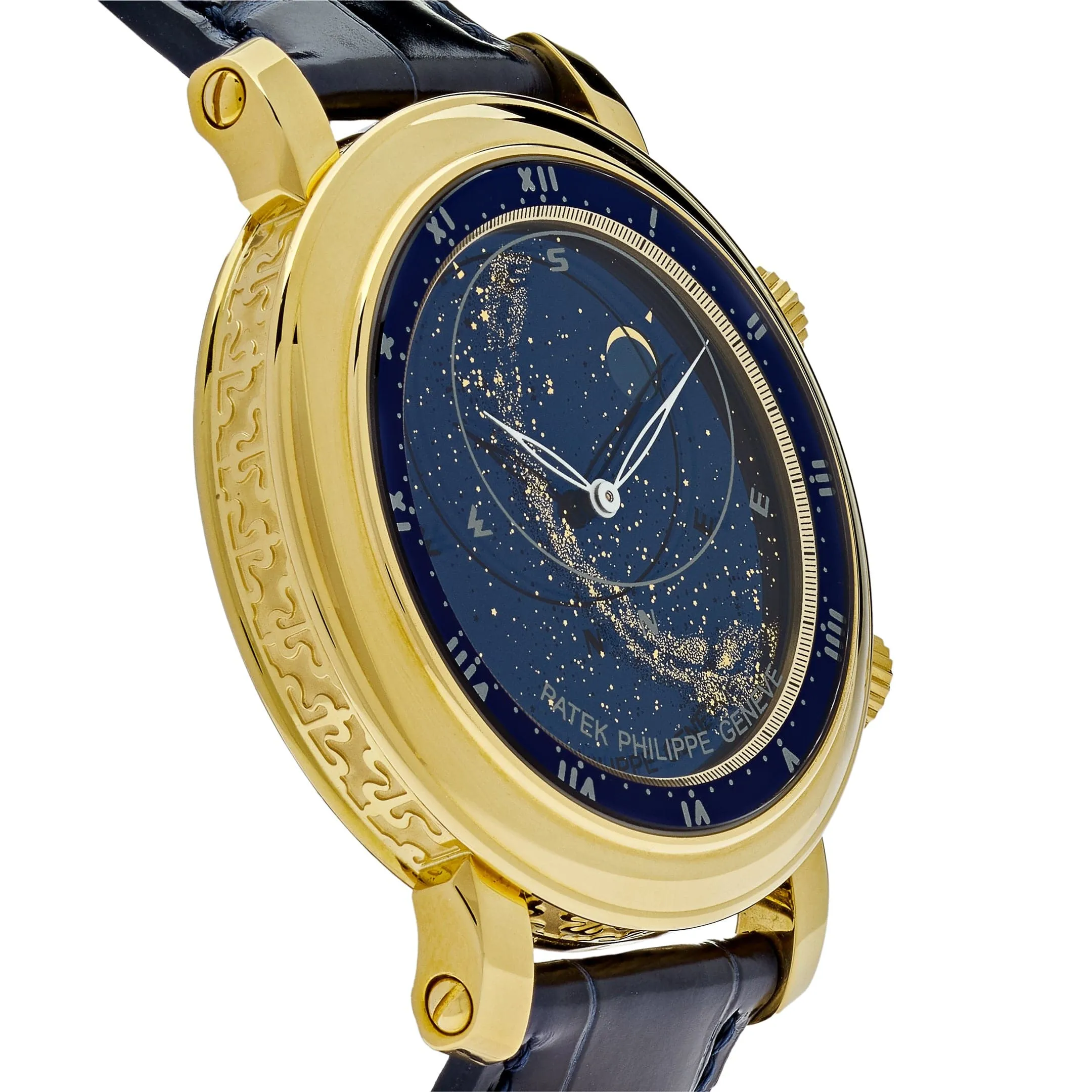 PP Luxury Watches Celestial Grand Complications 5102J-001 Sky Chart Yellow Gold Blue Dial