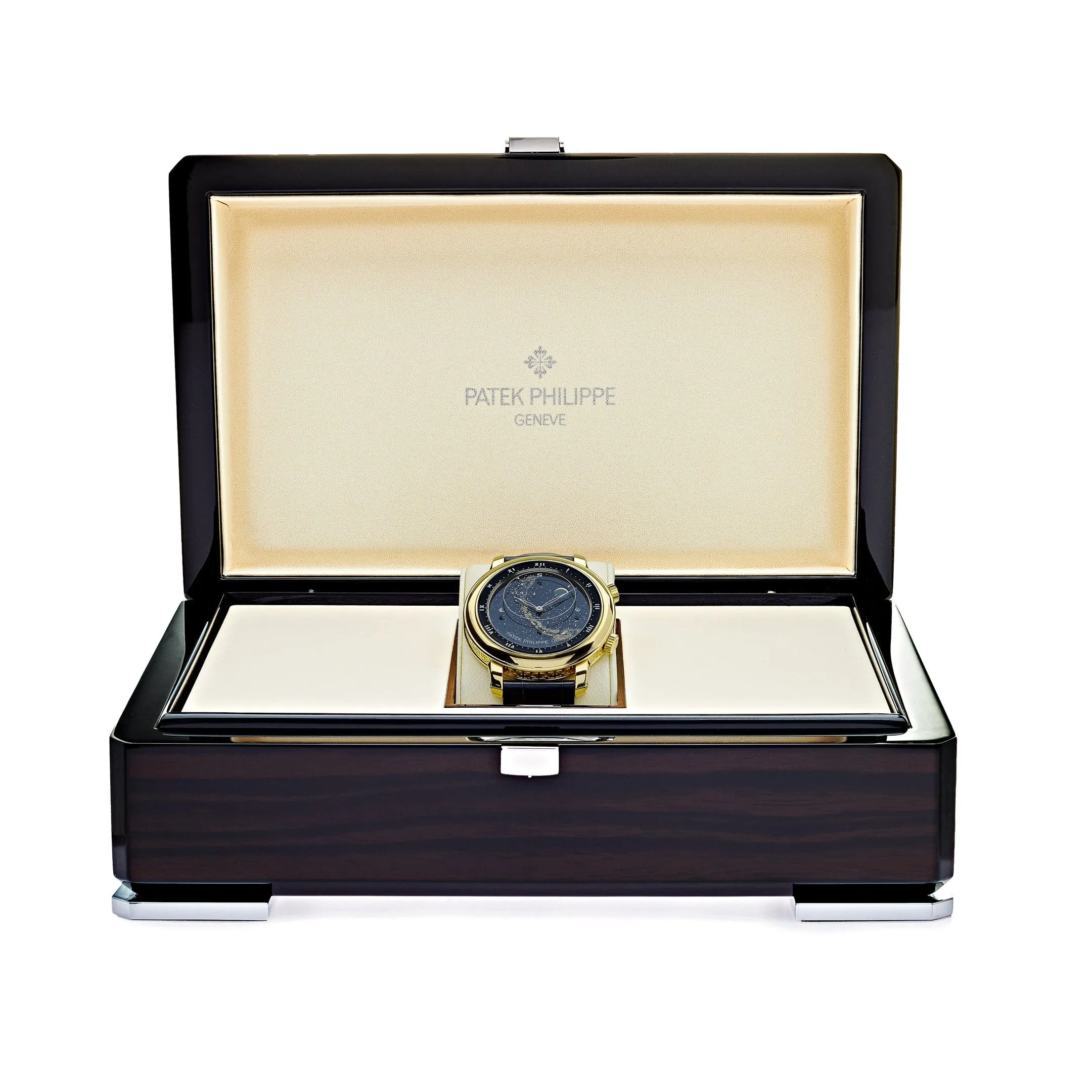 PP Luxury Watches Celestial Grand Complications 5102J-001 Sky Chart Yellow Gold Blue Dial