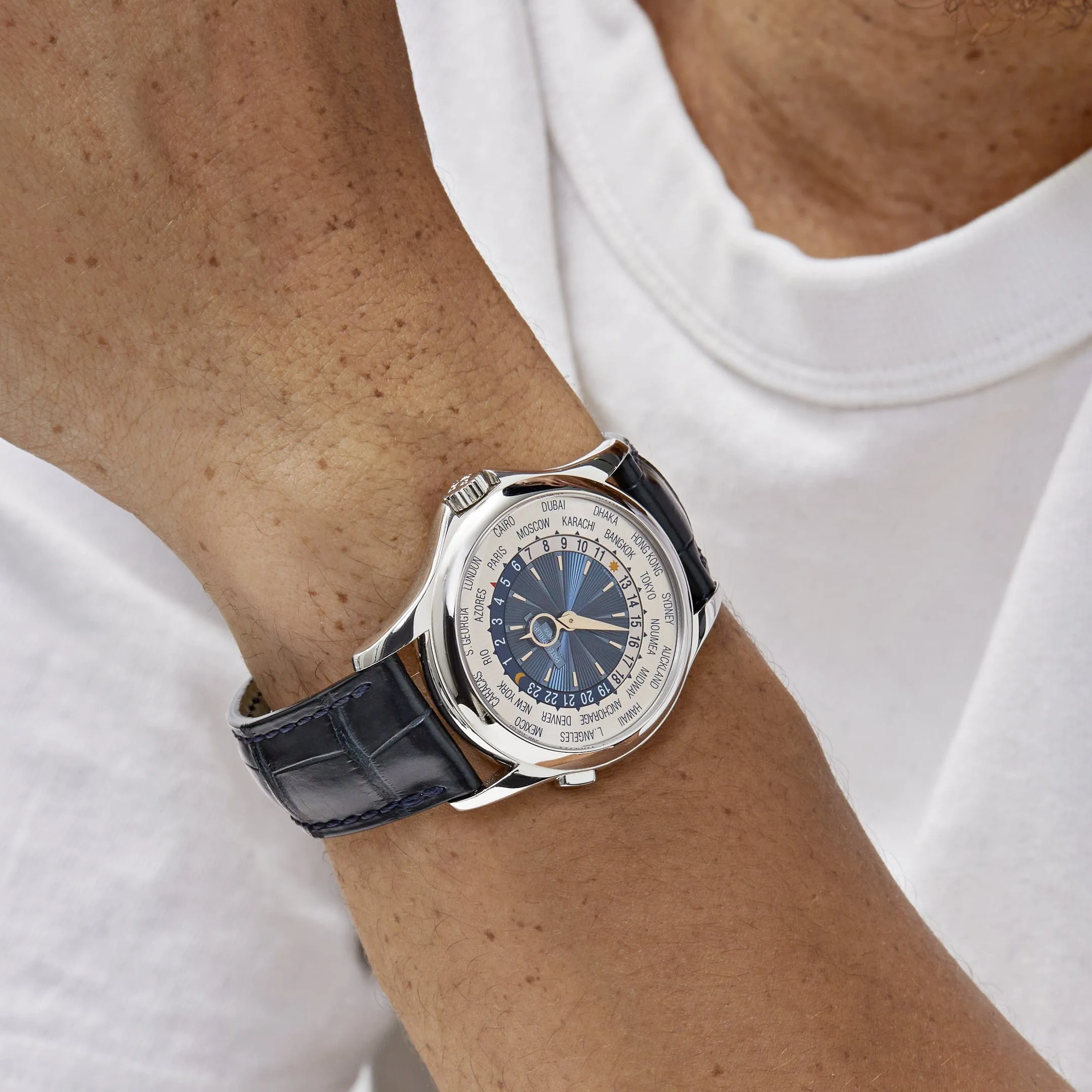 PP Luxury Watches Complications 5130P-001 World Time Platinum