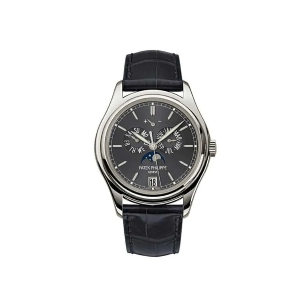 PP Luxury Watches Complications 5146P-001 Annual Calendar Platinum Grey Dial (2017)