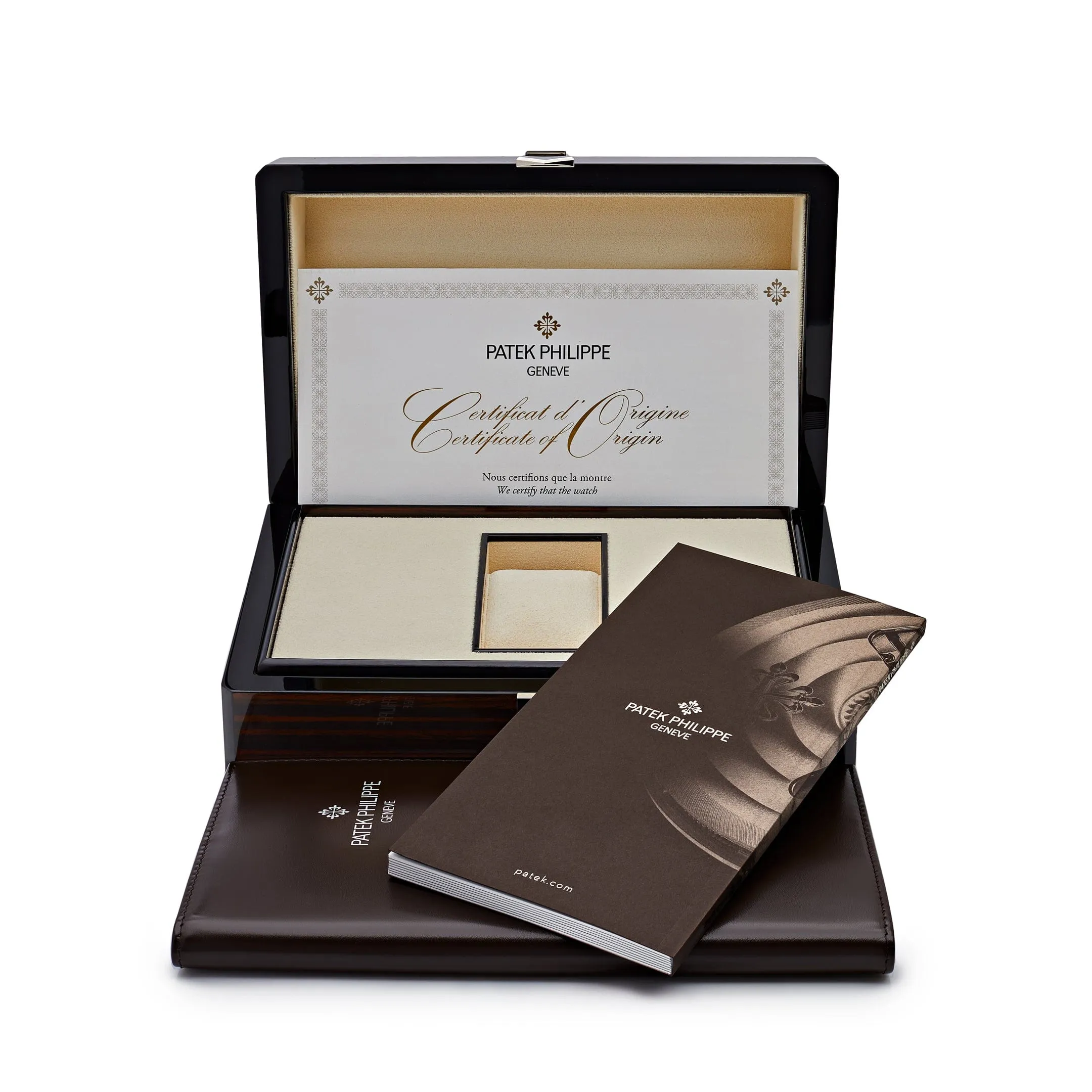 PP Luxury Watches Grand Complications 5327R-001 Perpetual Calendar Rose Gold White Dial