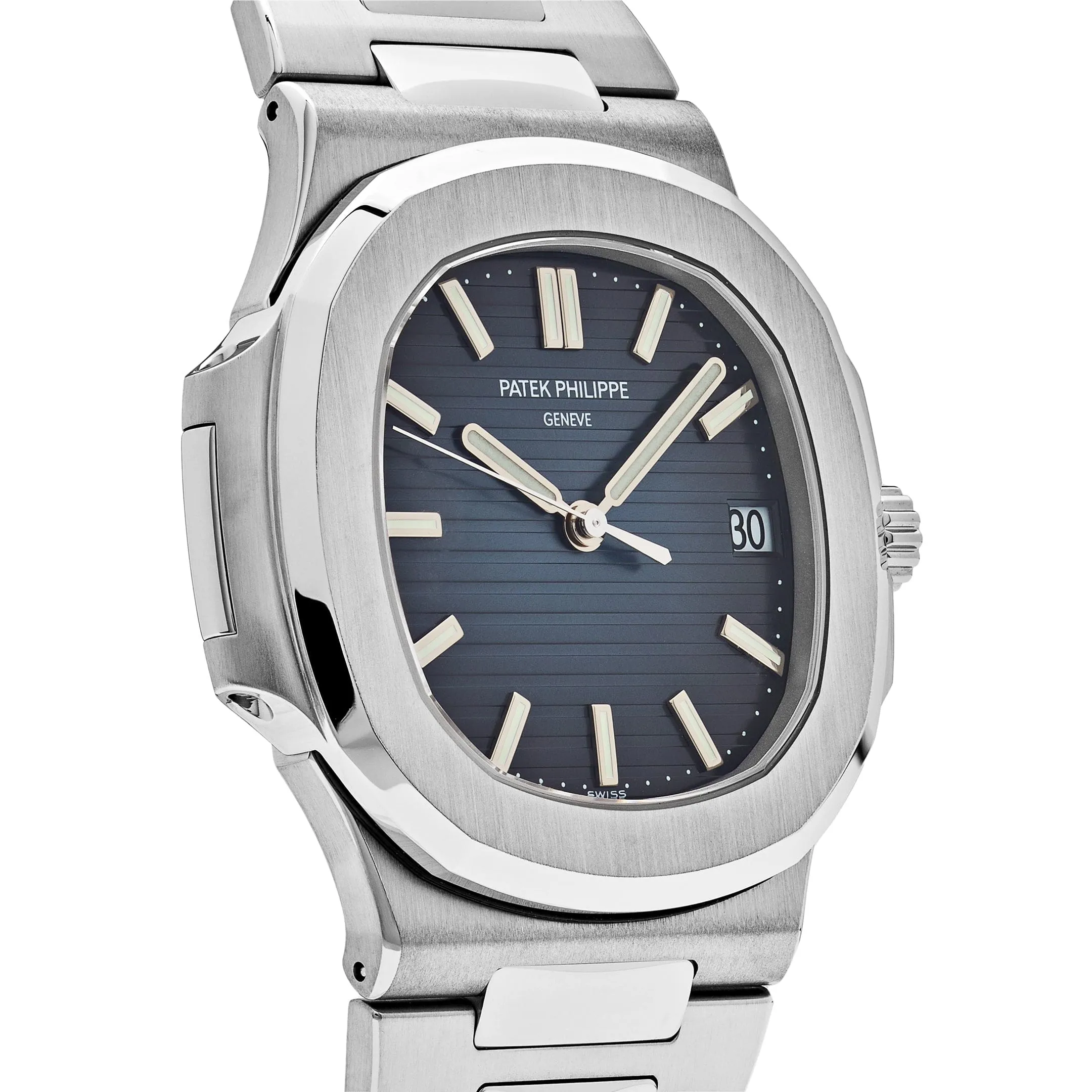 PP Luxury Watches Nautilus 5711/1A-010 Date Stainless Steel Blue Dial (2018)