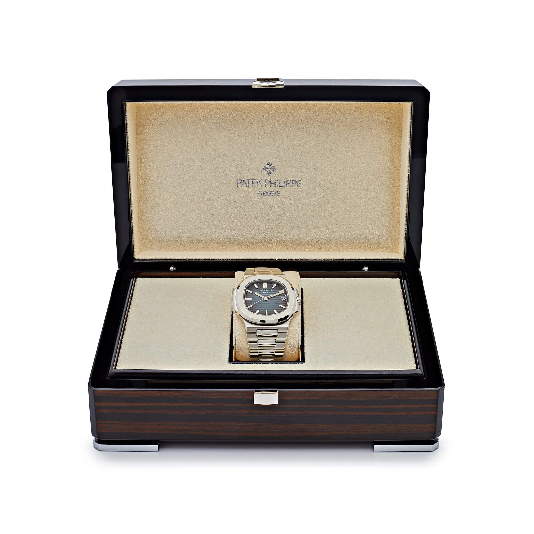 PP Luxury Watches Nautilus 5711/1A-010 Date Stainless Steel Blue Dial (2018)
