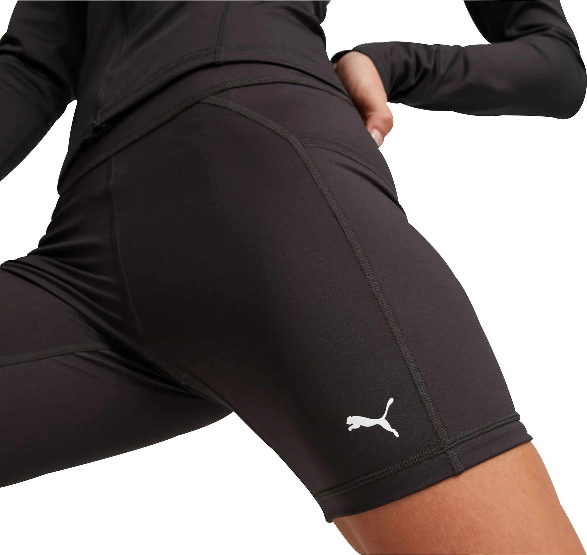 Puma Fit 5 Inch Womens Short Training Tights - Black
