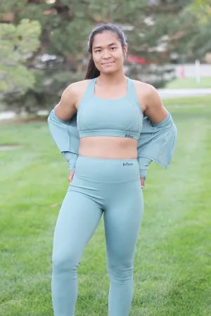 "BELIEVE" In Yourself | Women Criss Cross Sport Bra