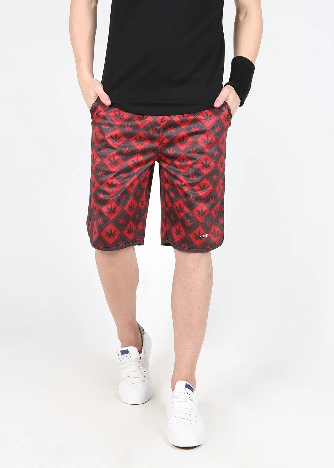 Red Peace Shorts