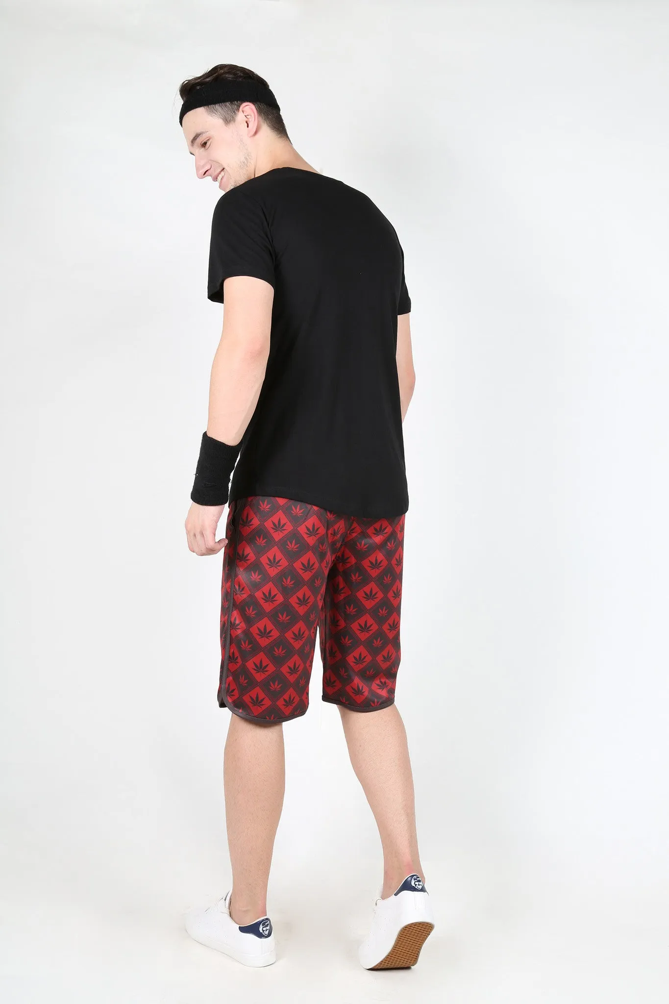Red Peace Shorts