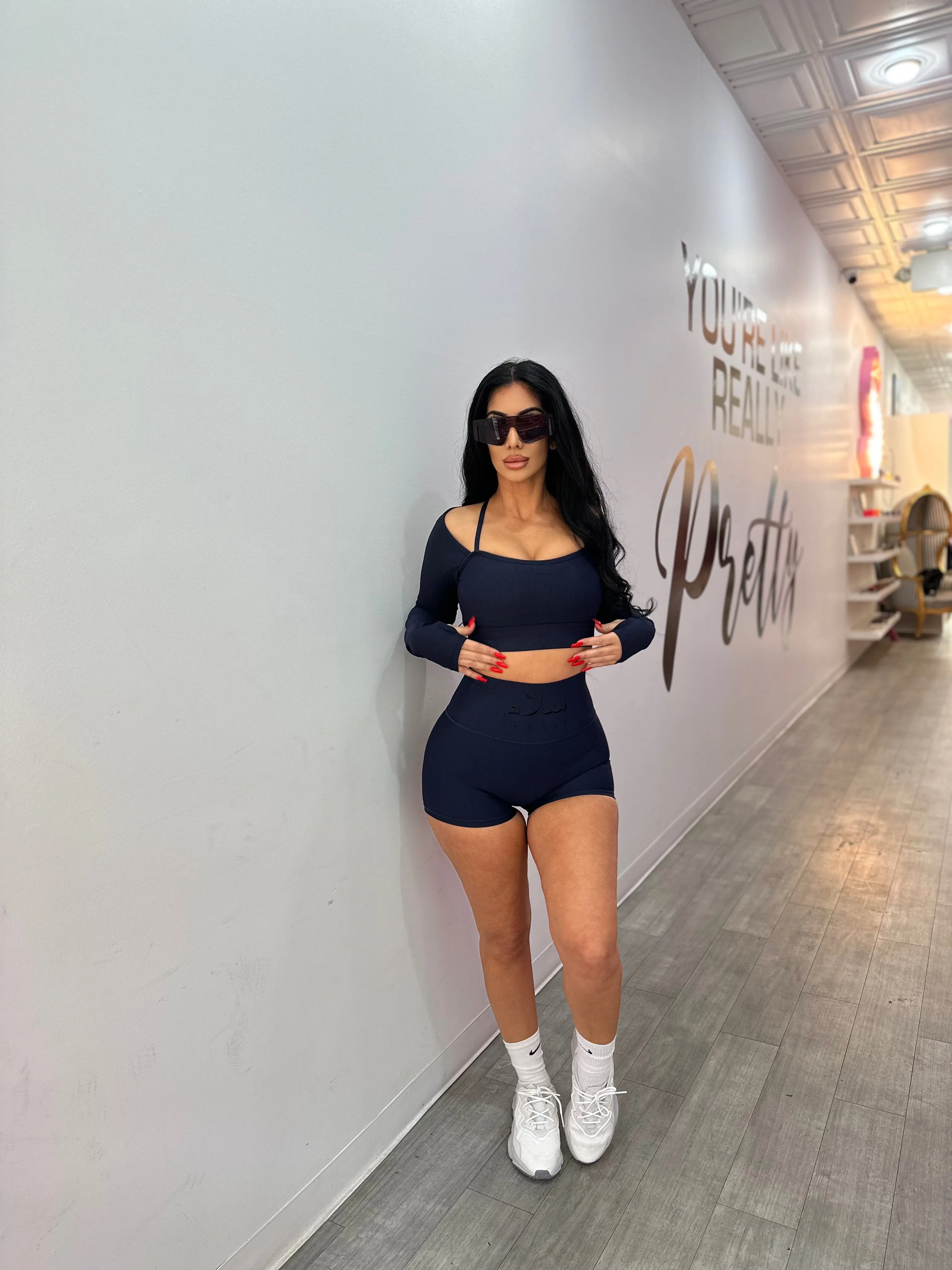 Ribbed Crop Fitness Set