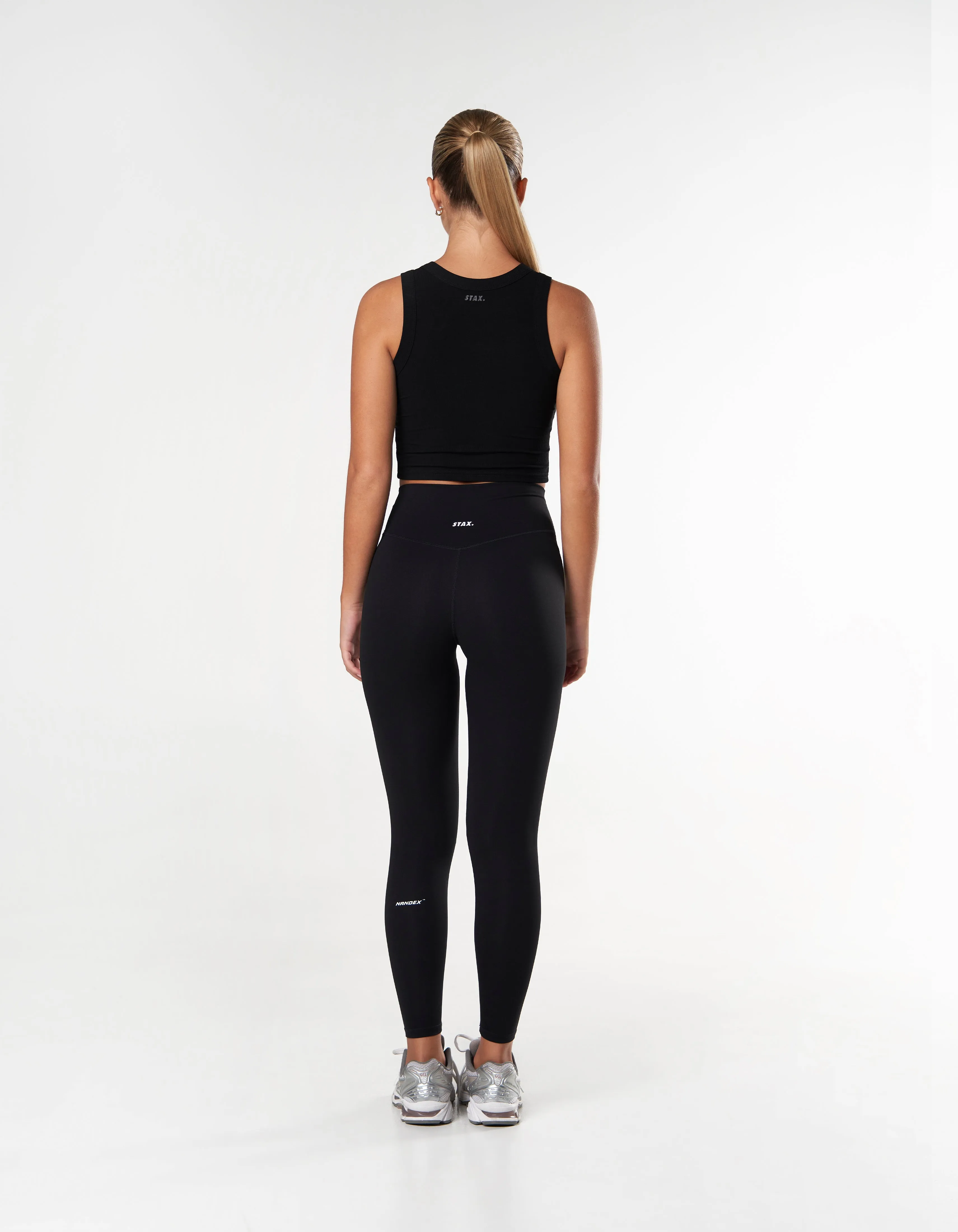 Ribbed Tank - Black