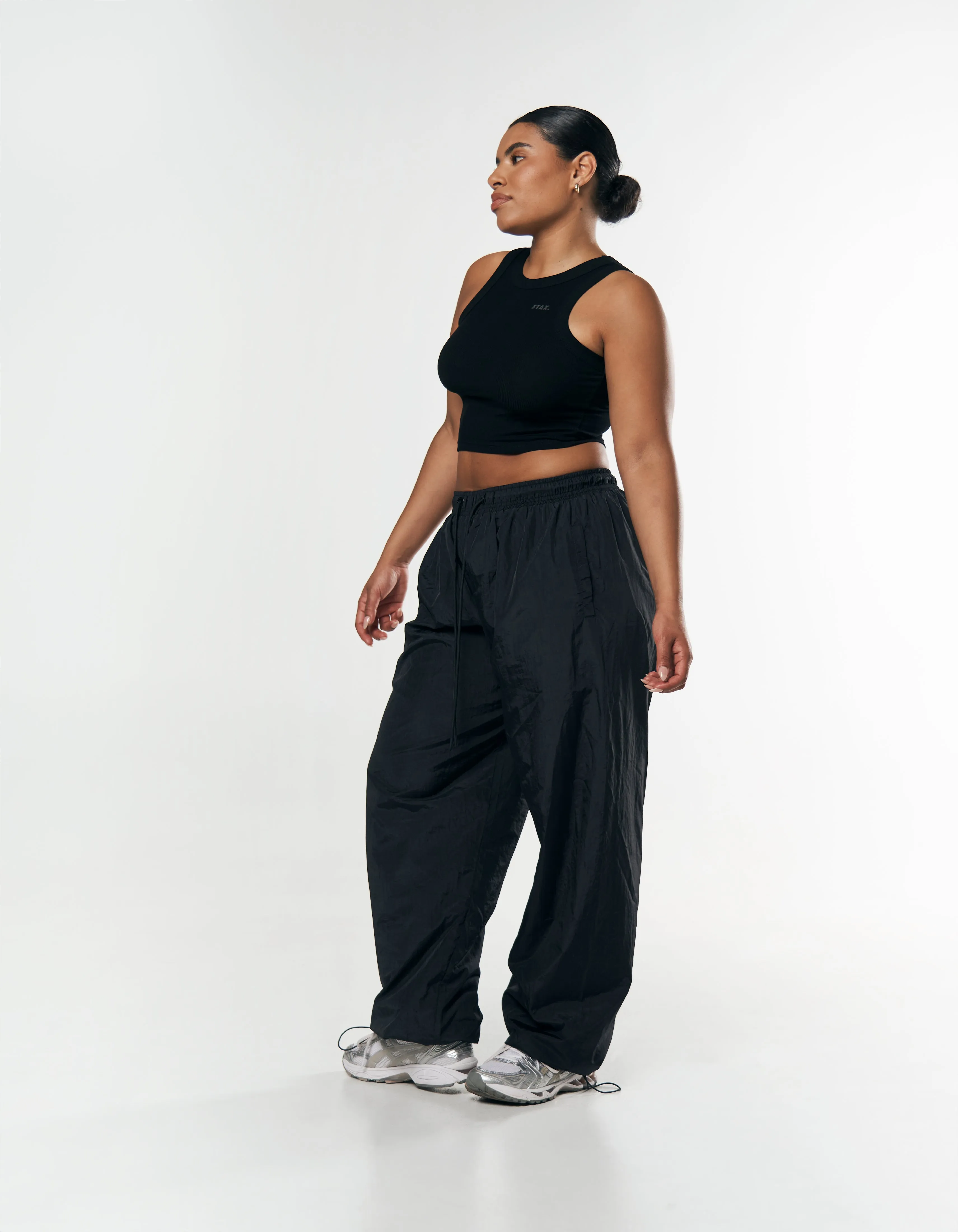 Ribbed Tank - Black