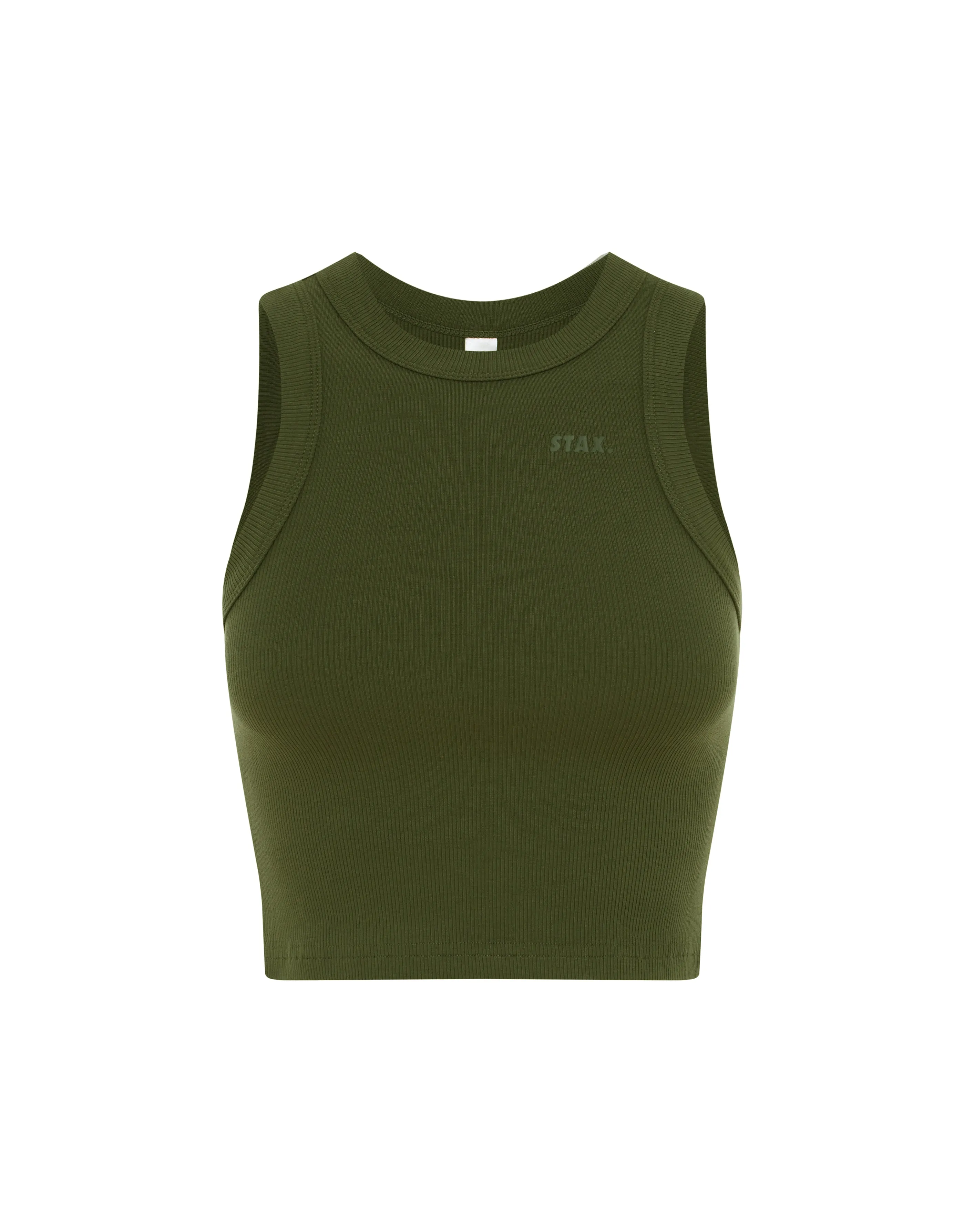 Ribbed Tank - Khaki