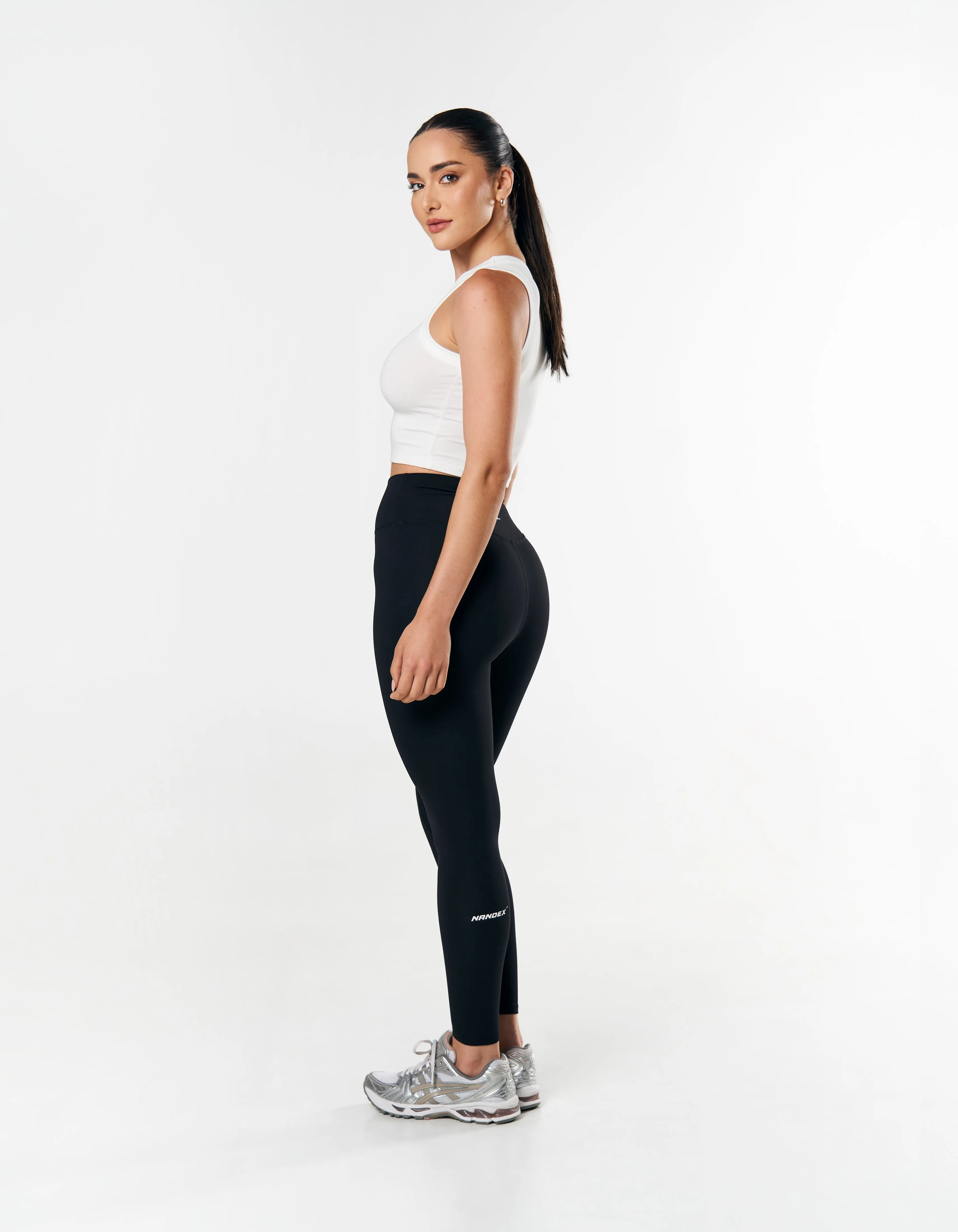 Ribbed Tank - White