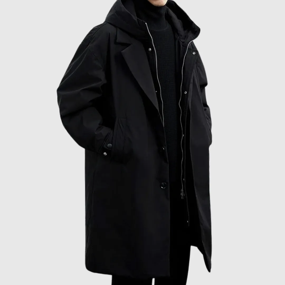 Robertson™ | Casual Large Size Windproof Long Coat