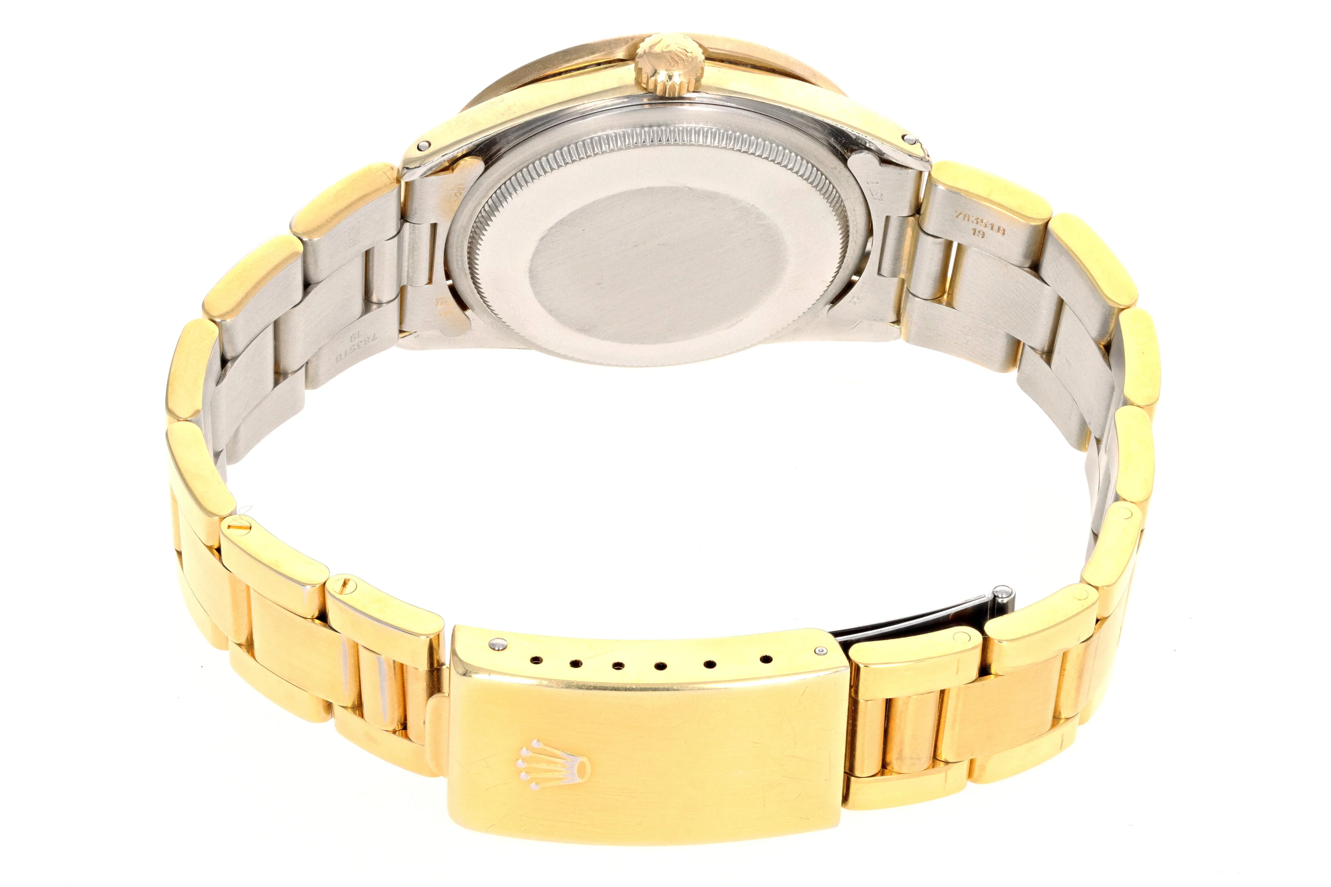 Rolex Date 1550 1.04CTW Diamond Bezel
