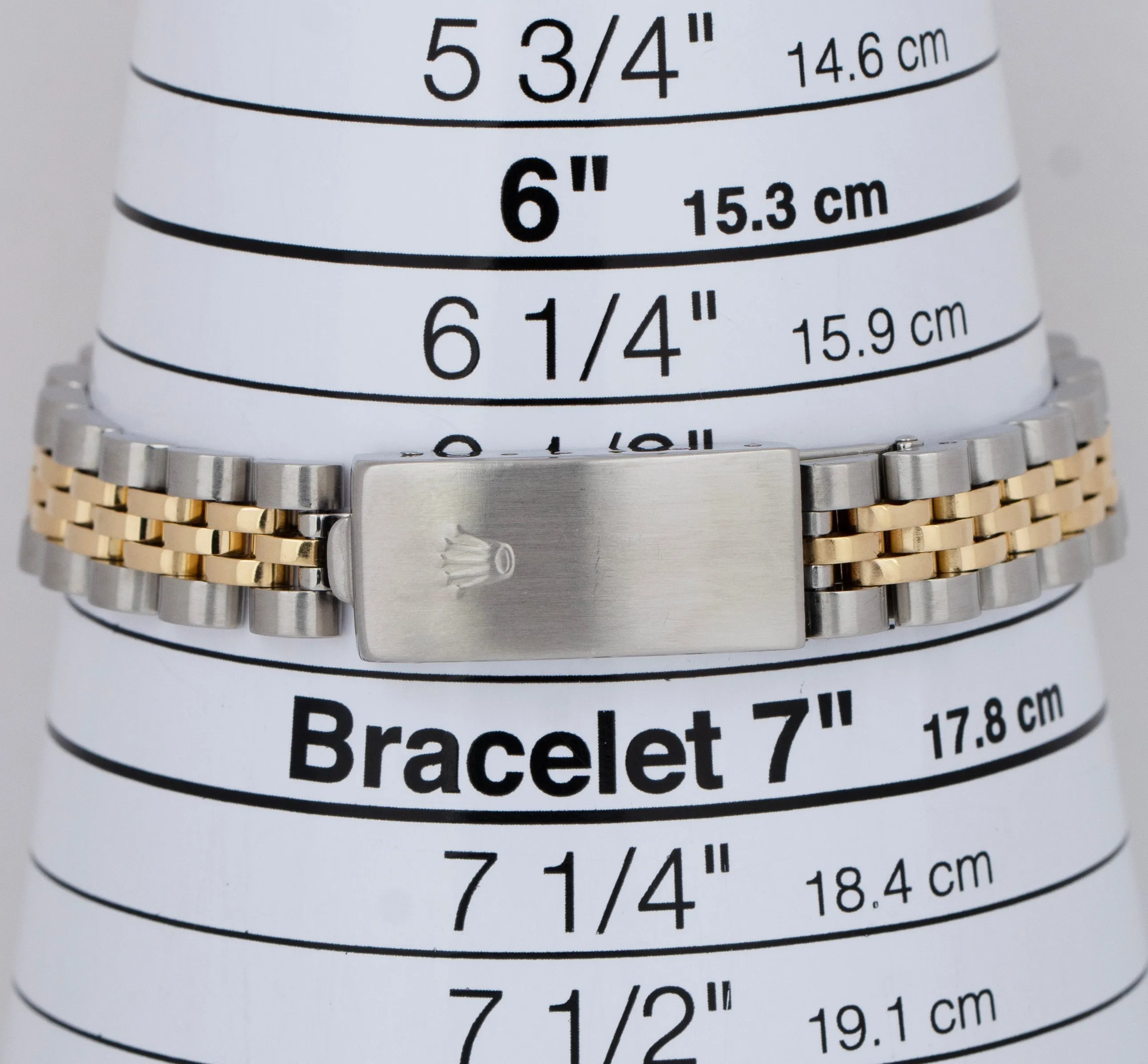 Rolex DateJust 26mm Silver Two-Tone 18K Yellow Gold Stainless Steel Watch 69173
