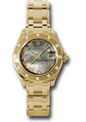 Rolex Datejust Pearlmaster Watch: 80318 dkmr