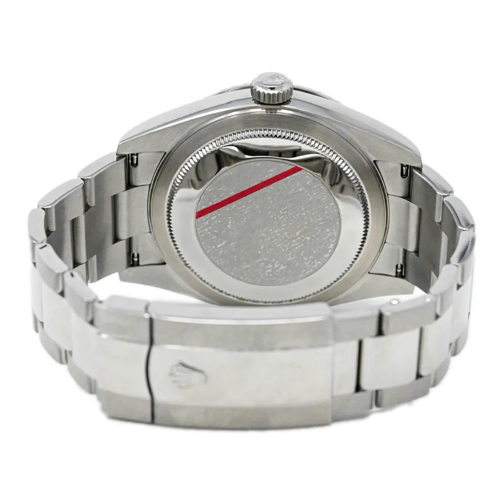 Rolex Mens Sky-Dweller Stainless Steel 42mm Black Stick Dial Watch Reference #: 326934