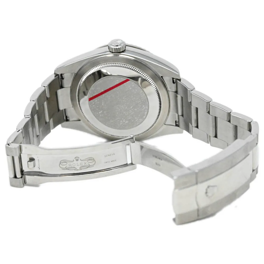 Rolex Mens Sky-Dweller Stainless Steel 42mm Black Stick Dial Watch Reference #: 326934